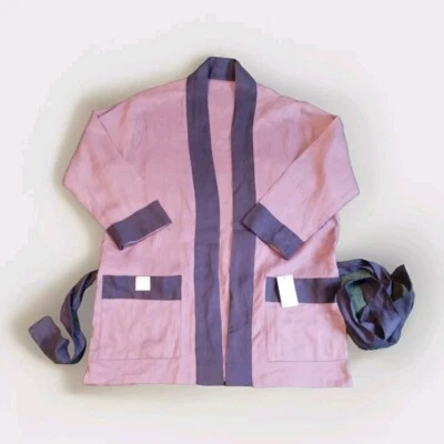 KIBRONO Linen Oversized Kimono Jacket Robe size S Bnwt - Image 1 of 4