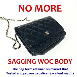 NO MORE sagging WOC bag Proven results handbag shaper for Wallet on Chain bag. - Picture 1 of 13