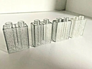 Lego Duplo Ladrillos Trans Brillo Trans Transparente Princesa Castillo Casa Tienda Hogar Ventanas - Imagen 1 de 4