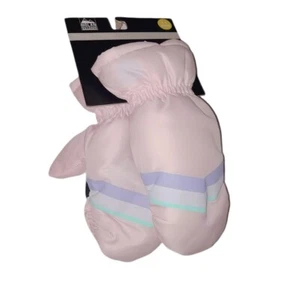 Girls Nolan Outdoor Rose Pink Ski Mittens - Picture 1 of 2