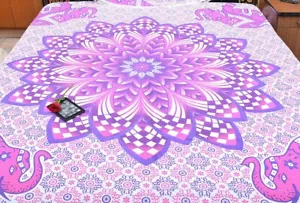 Oussum Home Decor Mandala Tapestry Hippie Bedspread Wall Hanging Beach Throw - Picture 1 of 7