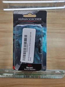 NOLZUR'S MARVELOUS MINIATURES - HUMAN SORCERER - D&D - UNPAINTED - NIP - Picture 1 of 3