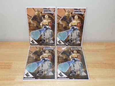 4 American Greetings Card, Valentine's Day Greetings Star Wars 3D Pop Up & Sound Foto 1 de 4