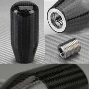 Palanca de cambios de coche manual de fibra de carbono universal automática negra SN64 - Imagen 1 de 5