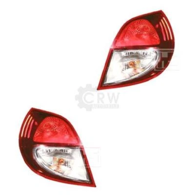 Set Di Fanali Posteriori Per Renault Clio Anno 05/09 Senza Portalampe IVV - Immagine 1 di 3
