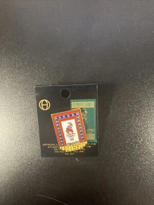Official Vintage Pin of Centennial Olympic Games Atlanta 1996 Olympics - Red - Image 1 of 2
