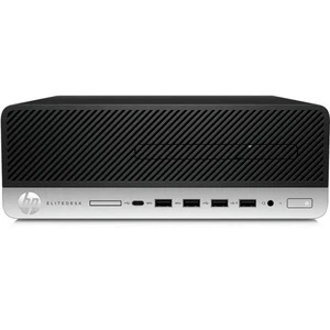 Gaming PC HP EliteDesk 705 G4 SFF Ryzen 5 PRO 2400G 16GB RX550 256GB win11 WiFi - Picture 1 of 4