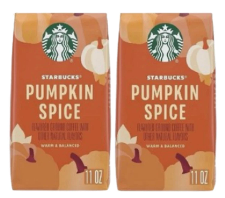 星巴克南瓜香料圆咖啡 | 11 盎司 | 限量版 (2 包) — 第 1/1 张图片