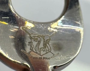Rare Sterling Silver & Rose Gold Clogau Welsh Polo Team Signet Ring. Size T. - Picture 1 of 12