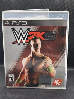 PS3 WWE 2K15 Wrestling Game Clean CIB Tested Complete Manual W2K15 - Image 1 of 4
