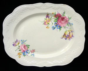 Vintage Rectangle Floral Platter - Picture 1 of 4