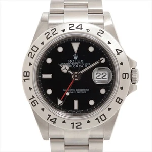 Rolex Explorer II 16570 SS SS AT Black Dial - Picture 1 of 9