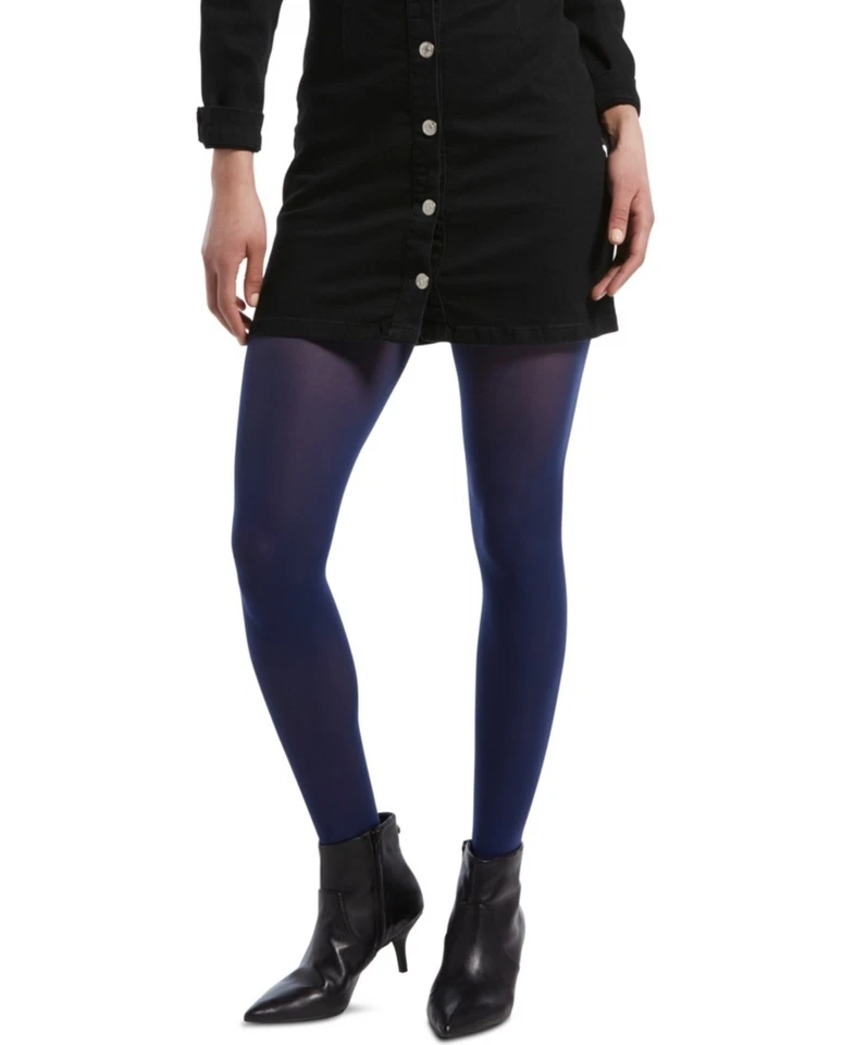 HUE Women’s Opaque Sheer to Waist Tights, Emperor, size 2 ESF17197 New With Tag - Image 1 of 1