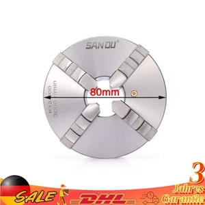 Backenfutter Drechselfutter 80mm 4 Backen Drechselspannfutter selbstzentrierend - Bild 1 von 6