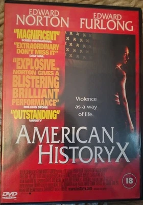 American History X DVD (1999) Edward Norton, Kaye (DIR) cert 18 Amazing Value - Image 1 of 2