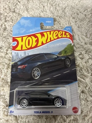 Hot Wheels Luxury Sedans Tesla Model 3 1:64 Diecast - Image 1 of 4