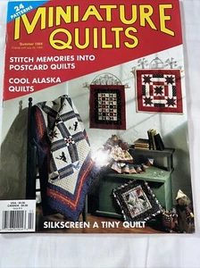 Miniature Quilts Magazine Miniature Quilt Ideas 1994 4 Magazines 103 Patterns - Picture 1 of 22