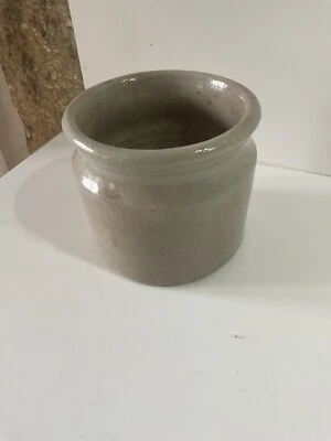 Ancien pot à graisse en grès ustensile de Cuisine Conserve Vintage deco cuisine - Photo 1/4