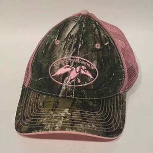 DUCK COMMANDER Cap The GAME HEADWEAR PINK CAMO Adj Size MESH Back - Picture 1 of 4