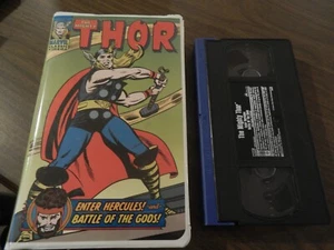 THE MIGHTY THOR VHS CLAMSHELL MARVEL ENTER HERCULES BATTLE OF THE GODS 1998 - Picture 1 of 2