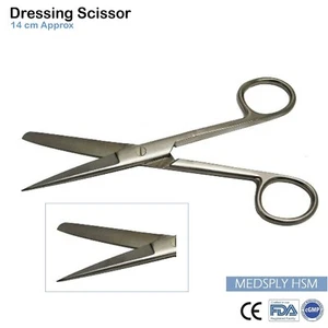 Surgical Dressing Scissor Medical Hospital First Aid Operating Nurses Scissors - Picture 1 of 4