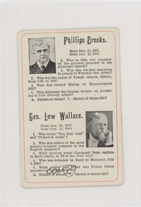 1911ca WM Ford Progressive Chautauqua Philip Brooks General Lew Wallace 0w6