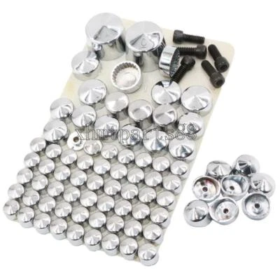 Cubierta de tapa de perno de motocicleta para Harley Softail Deuce Deluxe Slim Custom 2007-2016 Foto 1 de 4