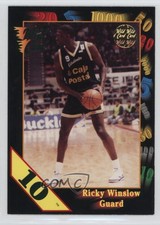 1992 Wild Card Collegiate 10 Stripe Ricky Winslow #50