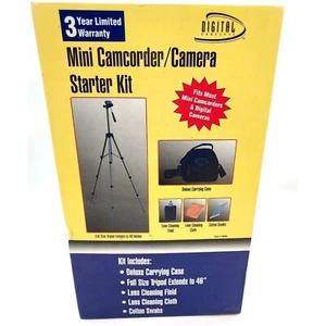 Digital Concepts Camcorder Tripod, Case and Cleaning Kit - Picture 1 of 4