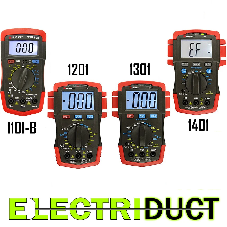 Triplet Compact Digital Multimeter - Model 1101-B - 1201 - 1301 - 1401 - Image 1 of 1
