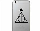 Inspired by Deathly Hallows Triangle Symbol Phone Stickers [Pack Of 2]
