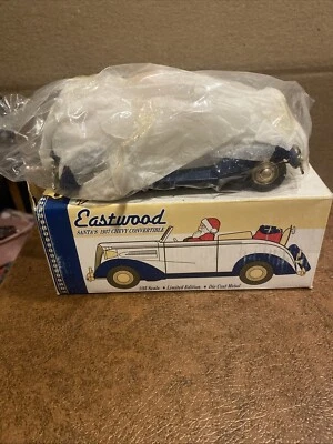EASTWOOD SANTA'S 1937 CHEVY CONVERTIBLE 1993 Banco de monedas limitado 1/25 bloqueable nuevo en caja Foto 1 de 4