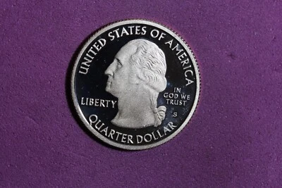 2009 S- DISTRICT OF COLUMBIA PROOF WASHINGTON CLAD QUARTER #K46634 - Image 1 of 2