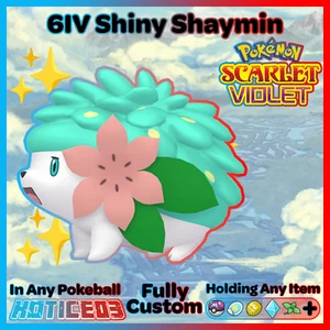 🙂 Shiny Shaymin 6IV 🙂 Pokemon Scharlachrot & Violett 🙂 Fast Trade 🙂 - Bild 1 von 24