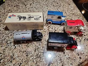 AMOCO ERTL Bank Truck Lot 26 Mack, Bulldog 17 Ford T VAN 08 First Horse Diecast - Picture 1 of 16