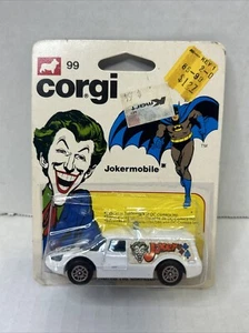 1976 DC Comics Corgi Jr Die Cast Jokermobile NEW Sealed MOC Z5 - Picture 1 of 5