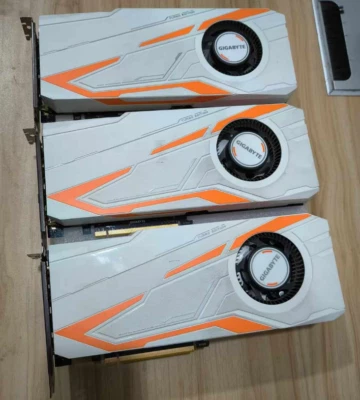 Gigabyte Nvidia GTX 1080 TI 11GB GPU GDDR5X 352Bit 3584c PCI-E3.0 Graphics Card - Image 1 of 2