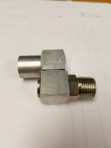 NEU Legacy 1KUB7 A9702-BG drehbarer Stecker 1/2" MNPT x 1/2" FNPT (Menge 100) - Bild 1 von 5