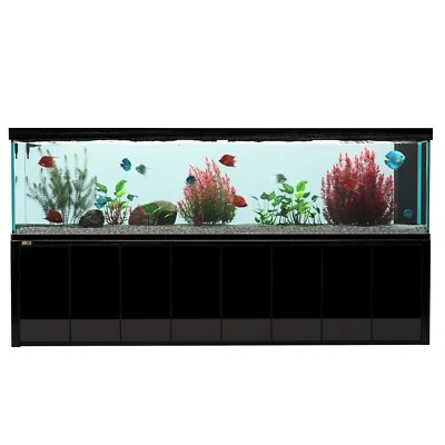 AD 600 Gallon Tempered Glass Aquarium complete set up Black Premium - Image 1 of 4