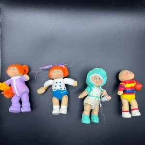 Lot of 5 Vintage Cabbage Patch Kids Doll Mini Figures 1984 PVC Figurines CPK - Picture 1 of 2
