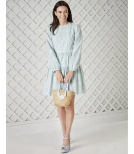 Antonio Melani Born Fifth Mini-Strohtasche mit Blumenstickerei UVP 89 $ - Bild 1 von 13