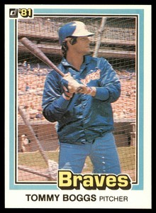 1981 Donruss Set Break A Tommy Boggs #597 NM-MT Or Better Atlanta Braves
