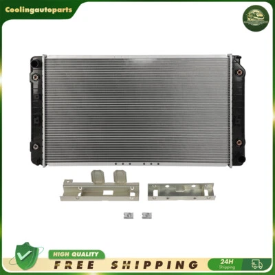 Radiador de alumínio 1517 para 1994-1996 Cadillac Fleetwood Chevrolet Caprice Impala - Imagem 1 de 4