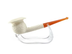 S.Yanik Meerschaumpfeife handgeschnitzt Kalebasse Smoking Pipe mit bestücktem Etui - Bild 1 von 9