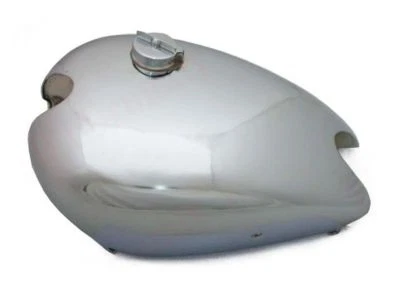 For Norton 16h   Pre War Aluminium Fuel Gas Tank With Filler Cap S2u - Image 1 of 4