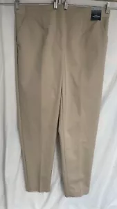 NEW M&S Plus Size 20 Longer Length Ankle Grazer Trousers W38 L30.5 Sand Beige - Picture 1 of 6