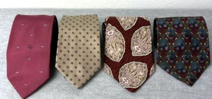 Corbatas Christian Dior vintage seda poliéster, lote de cuatro corbatas - Imagen 1 de 9