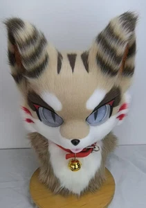 Fursuit Husky Fox Mascot (head) Halloween Party Fur Cosplay Gift 358# - Picture 1 of 4