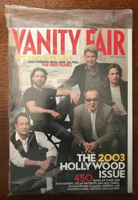 Том Круз, Брэд Питт - Ярмарка тщеславия - апрель 2003, в заводской упаковке! Harrison Ford - Изображение 1 из 4