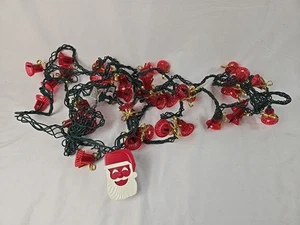 VTG 1990 40 MUSICAL BELLS, PLAYS HOLIDAY TUNES LIGHTS UP, TESTED INDOORS GARLAND - Picture 1 of 6